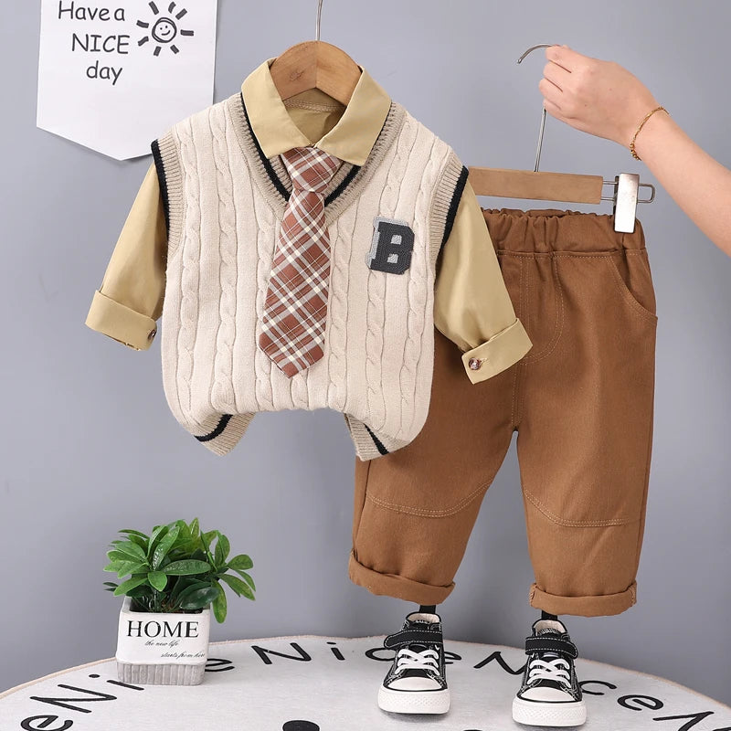 Kids' Vest, Shirt & Pants Set — view 5