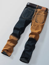 Men's Gradient Patchwork Jeans — view 2