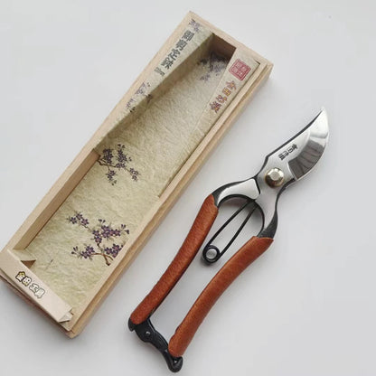 Handmade Forging Pruning Scissors Professional Portable Garden Tool For Trees Shrubs Plants Durable Handheld Shears