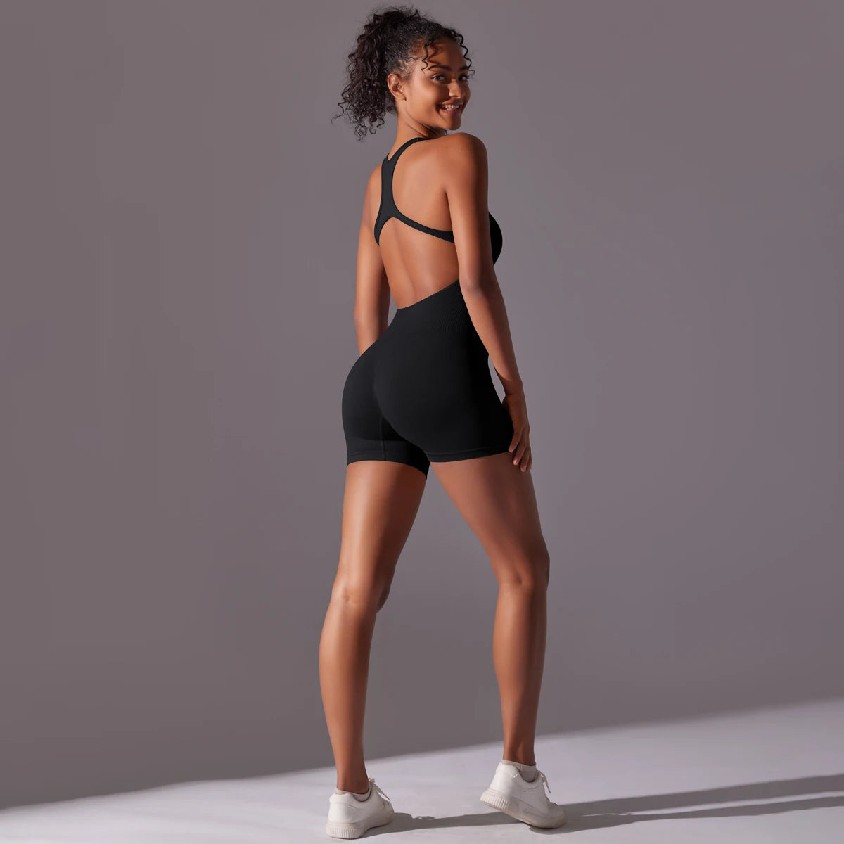 Jumpsuit Suits For Fitness Ribbed Gym Set Workout Sets Tracksuits Fitness Gym Clothing For Seamless Women Yoga Set Sportswear