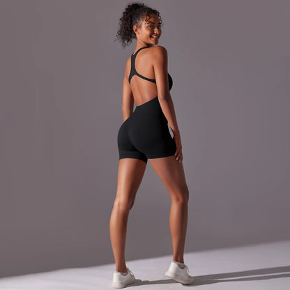 Jumpsuit Suits For Fitness Ribbed Gym Set Workout Sets Tracksuits Fitness Gym Clothing For Seamless Women Yoga Set Sportswear
