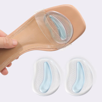 Thickened Half A yard Pad High Heels Insole Forefoot Pad Silicone Forefoot Pad Ladies Sandal Anti-skid Pad Anti-pain