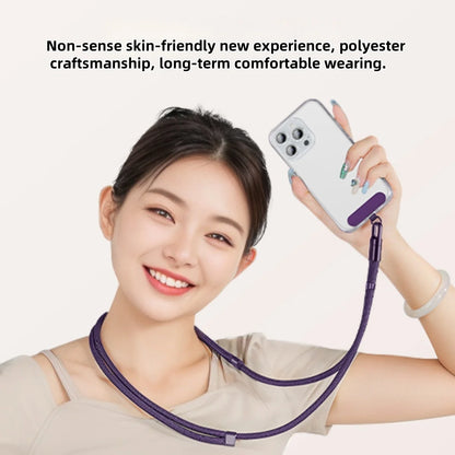 Universal Phone Lanyard with Clip Upgraded Anti-Drop 360° Rotation Adjustable Neck/Crossbody Strap for All Phone Cases