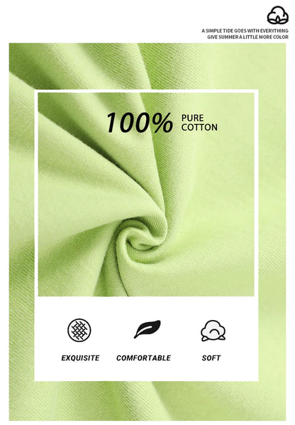 100% Cotton Solid T-shirts Women Sporty Short Sleeve Tees Fashion Casual White Black Clothing Loose O-Neck Female Summer Tops