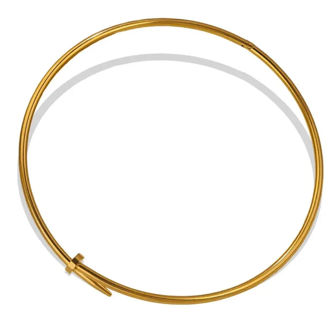 Geometric Nail Pendant Necklace — product image