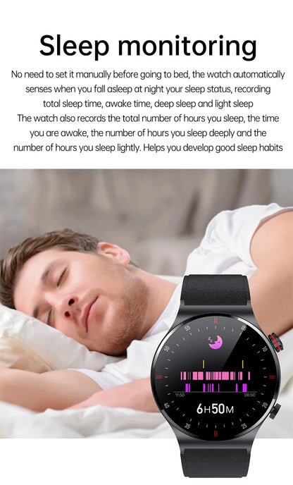2025 NFC Bluetooth Call Smart Watch Men Full Screen GPS Sports Bracelet Waterproof ECG Health Monitor SmartWatch for IOS Android