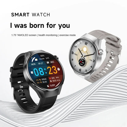 2025 New Originl Watch G5 PlUS Smart Watch 1.75" HD AMOLED Screen GPS track Heart Rate Bluetooth Call Compass Smartwatch for Men
