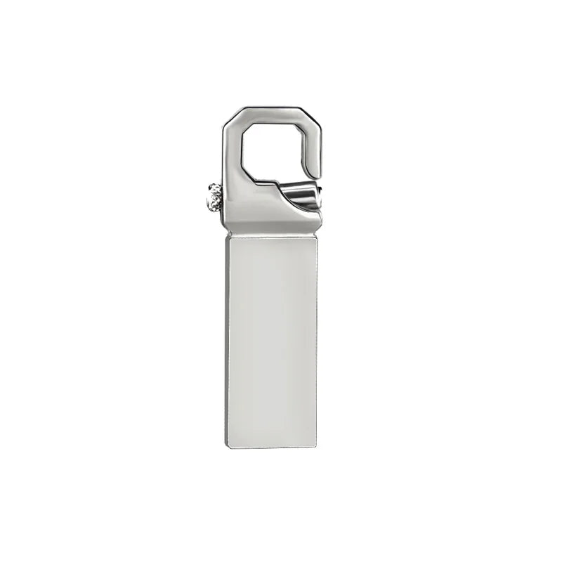 100PCS/lot Metal Pen Drive 64GB 32GB 16GB USB Flash Drive 8GB 4GB U Disk 2GB 1GB 128M 256M 512M Key Usb Stick Free Custom Logo