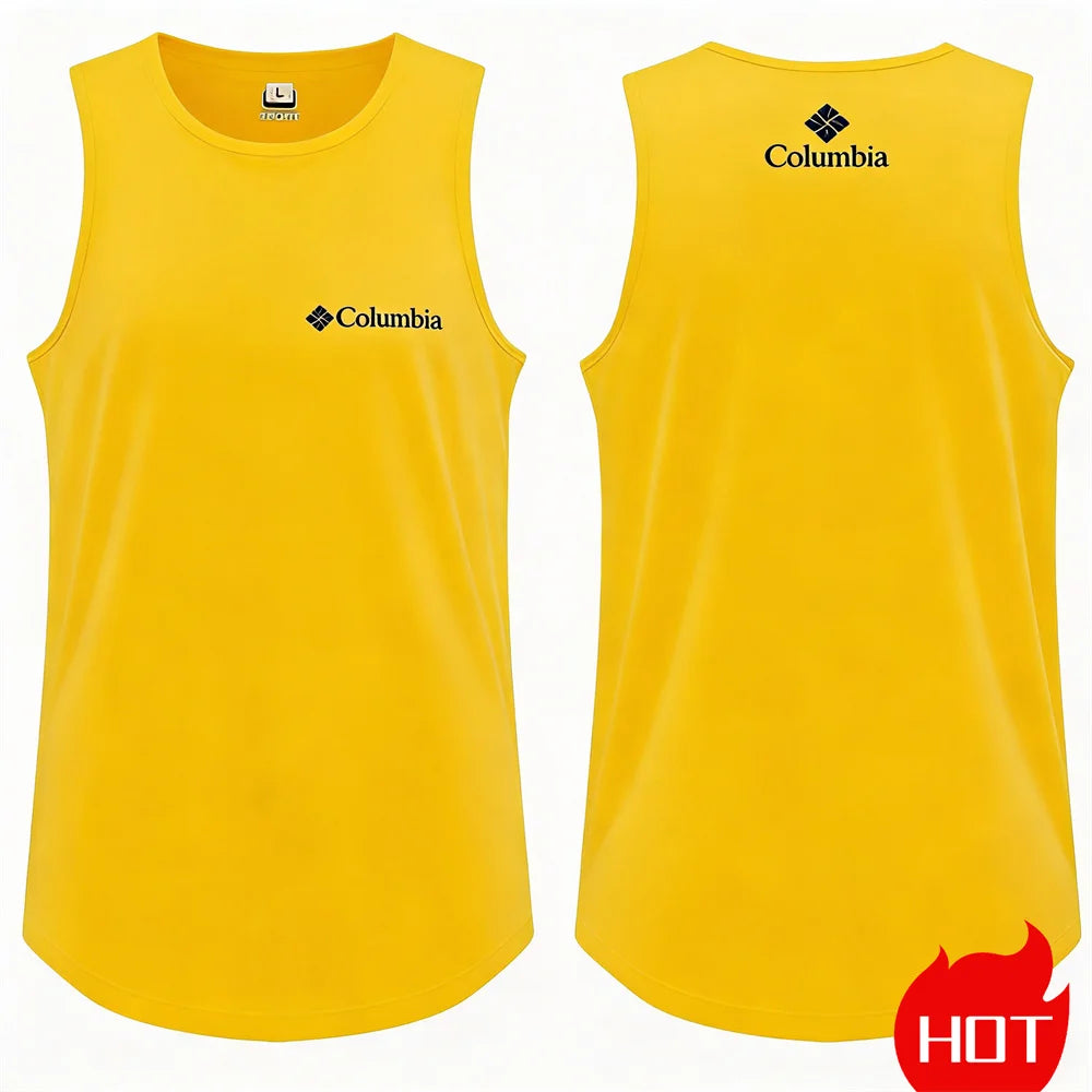 Outdoor sports round neck basketbal jerseys Breathable running vests Summer men's t-shirts and tank tops quick-dry mesh tops man