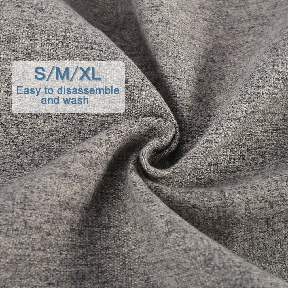 Lazy Sofa Cover Comfortable Large Bean Bag Cover without Filler for Home Bedroom Adults Kids Soft Tatami Chairs Covers Beanbags