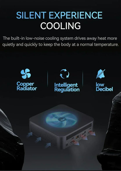 Intel Core N95 i9 10980HK 2026 Quintessential Mini PC Windows 11 Pro 2TB SSD 4K 60Hz WiFi6 BT5.2 Diminutive Vest Pocket Computer