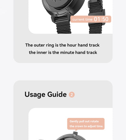 Eutour New Original Magnetic Rose Gold Trend Women's Watches Female Student Quartz Watch Simple Fashion Women's Watches