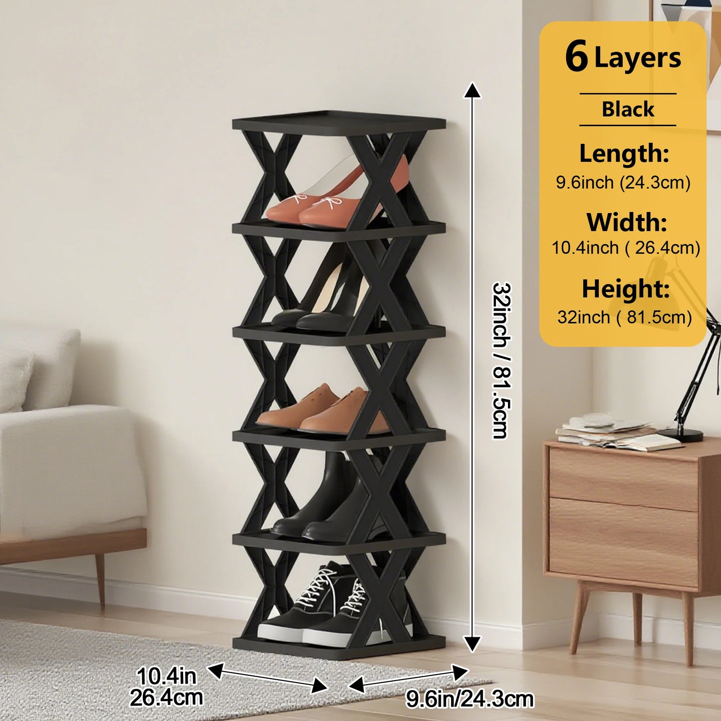 Shoe Rack Storage Organizer Detachable Shoe Racks Saves Family Household Rack Multi Layer Simple Shoes Shelf Color Cabinet