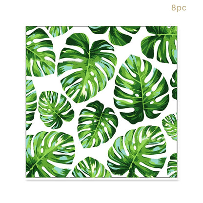 Hawaiian Theme Party Decoration Summer Flamingo Honeycomb Ball Table Oranments Tropical Beach Parti Aloha Wedding Birthday Decor