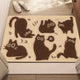 Cat Print Kitchen Floor Runner — view 10