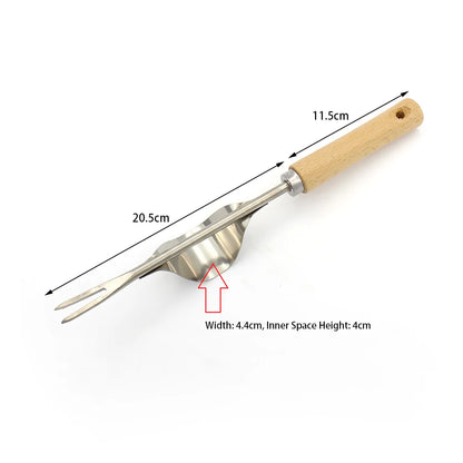 Manual Weed Remover With V-Shaped Fork Long Handle Garden Lawn Weeder Outdoor Yard Grass Root Puller Tools For Soils Loosening