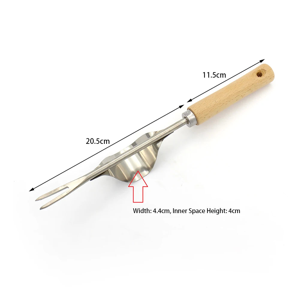 Manual Weed Remover With V-Shaped Fork Long Handle Garden Lawn Weeder Outdoor Yard Grass Root Puller Tools For Soils Loosening
