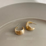 Brushed Geometric Earrings — view 18