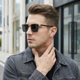 Thin Metal-Frame Square Sunglasses — view 6