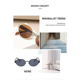 Oval & Geometric Sunglasses Set — view 3