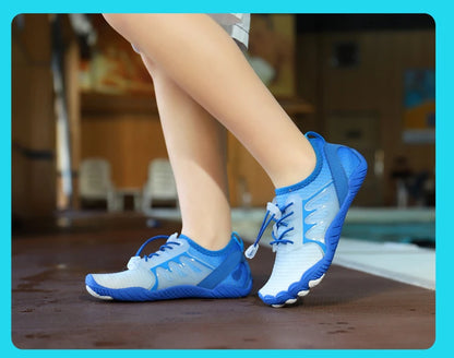Outdoor Barefoot Sneakers Aqua shoes Men's and Women's Children's Quick-drying Swimming Beach Shoes Water Shoes Suitable Water S