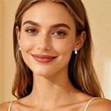Oxtao Leaf & Pearl-Detail Drop Earrings — view 7