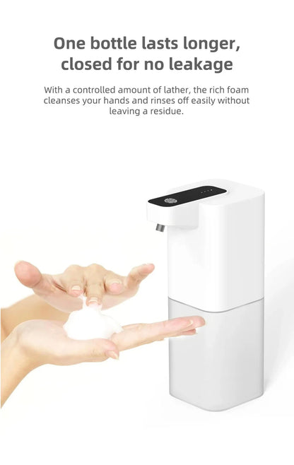 USB Rechargeable Infrared Automatic Foam Soap Dispenser Touchless Hand Sanitizer Dispenser for Bathroom Kitchen