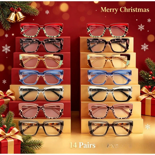 Tortoiseshell Reading Glasses — 14 Pairs — view 1
