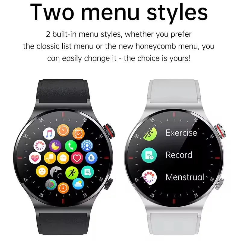 2025 NFC Bluetooth Call Smart Watch Men Full Screen GPS Sports Bracelet Waterproof ECG Health Monitor SmartWatch for IOS Android