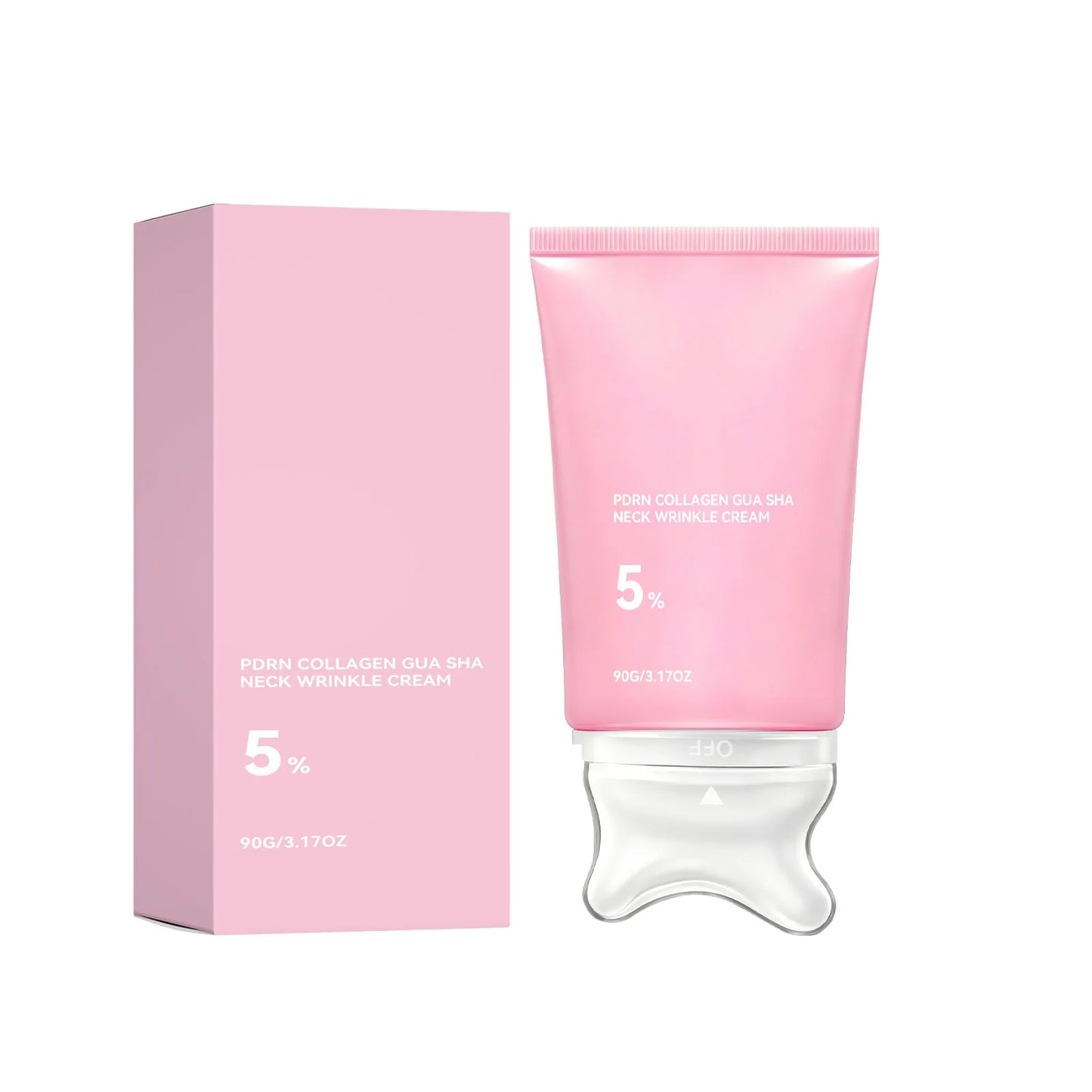 5% PDRN Collagen Neck Cream Firming Lifting Smoothing Neck Fine Lines Hydrating Restores Elasticity Improve Dryness Skin Care