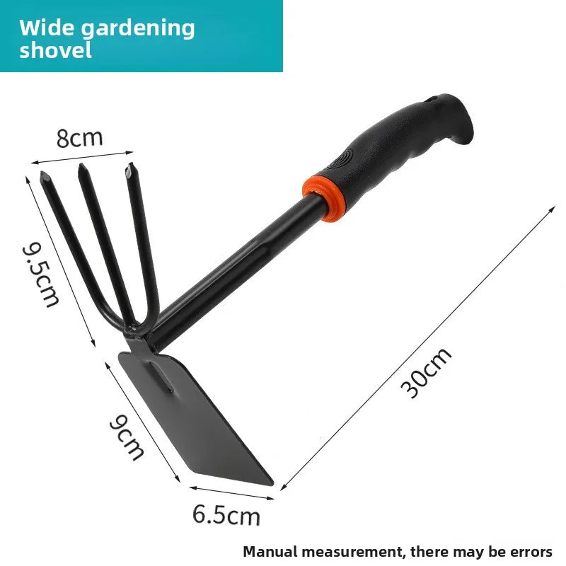 5 Pack 5-in-1 Gardening Hand Tool Set, Mini Hoe & Small Shovel for Outdoor Digging, Garden Loosening & Beach Clamming Tools