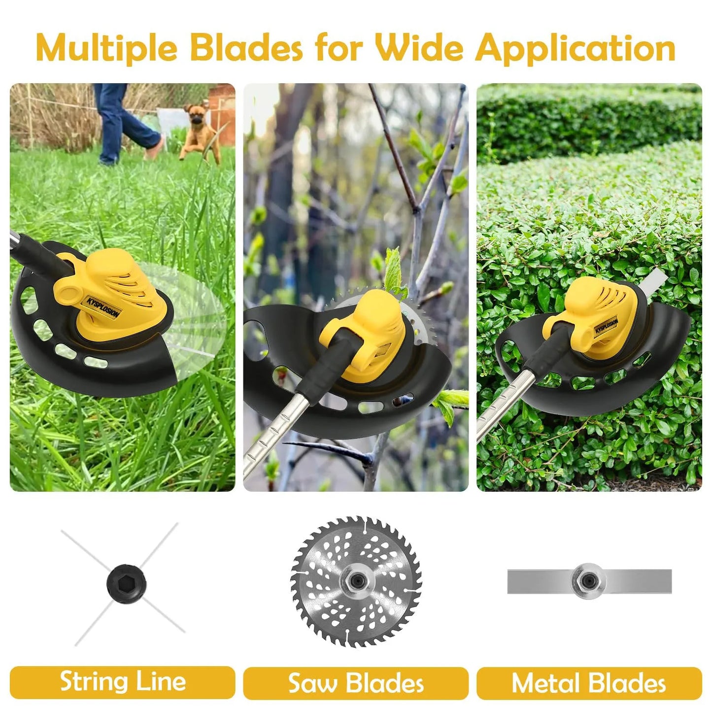 collapsible Electric Brushless Motor Cordless Cutter Household Weeder Rechargeable For Garden Lawn Trimming for dewalt 20v