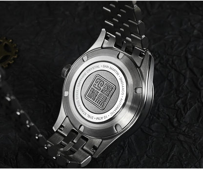 San Martin 36mm 39mm Gada Classic Simple Enamel Dial Miyota 90S5 Original Design Dress Men Automatic Mechanical Watch SN0144