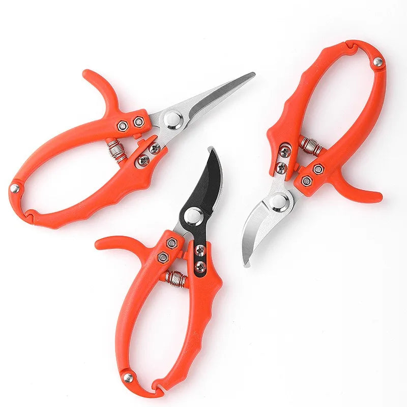 Gardening Branch Scissors Fruit Tree Shears Grafting Pruning for Bonsai Household Garden Non-slip Handle Tools Shears