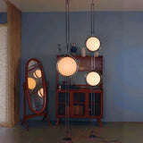 Chrome Globe Floor Lamp — view 2