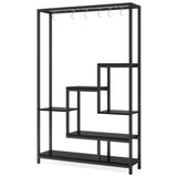 Tall Metal Plant Shelf with Hooks — view 9