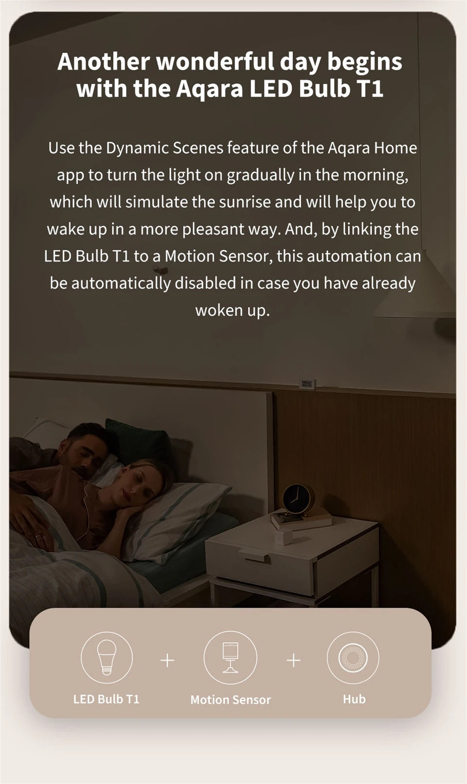 Aqara Smart LED Bulb T1 Tunable White Zigbee 3.0 E27 6500K 220-240V Bluetooth Smart home Light For Homekit Alice Google alexa