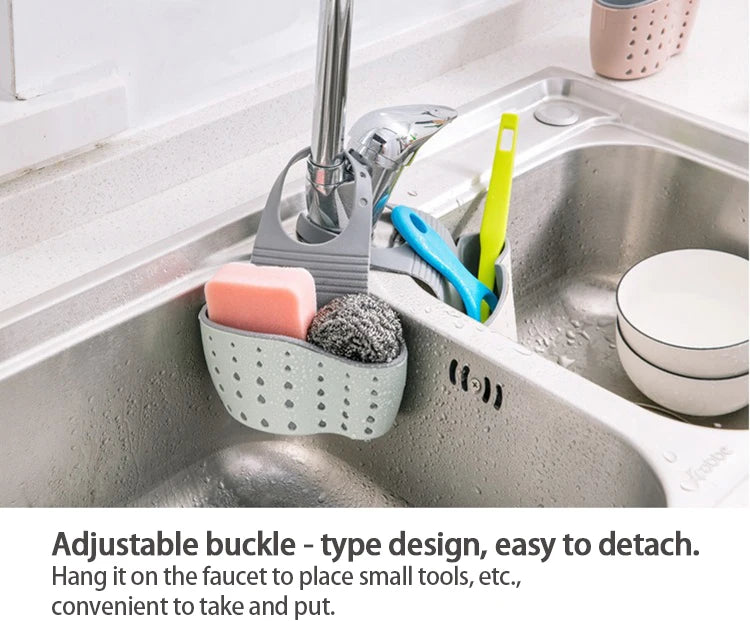 Kitchen Sink Sponge Holder Sponge Holder Sink Accessories Sponge Holder Kitchen Under Sink Organizer SNJ002