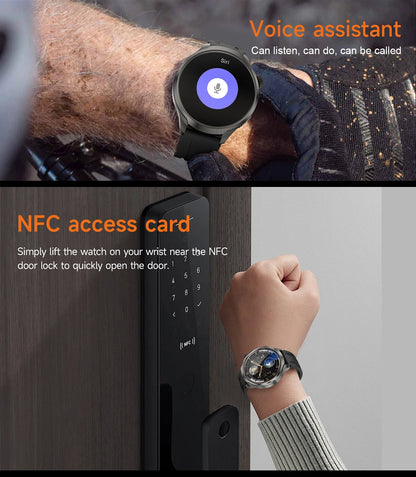 NEW GPS Outdoor fitness NFC Smart Watch Men 1.85 Inch AMOLED Screen  Bluetooth Call IP67 Waterproof Man Smart Watches Man 2025