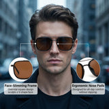 Klassnum Oversized Pilot Sunglasses — view 1