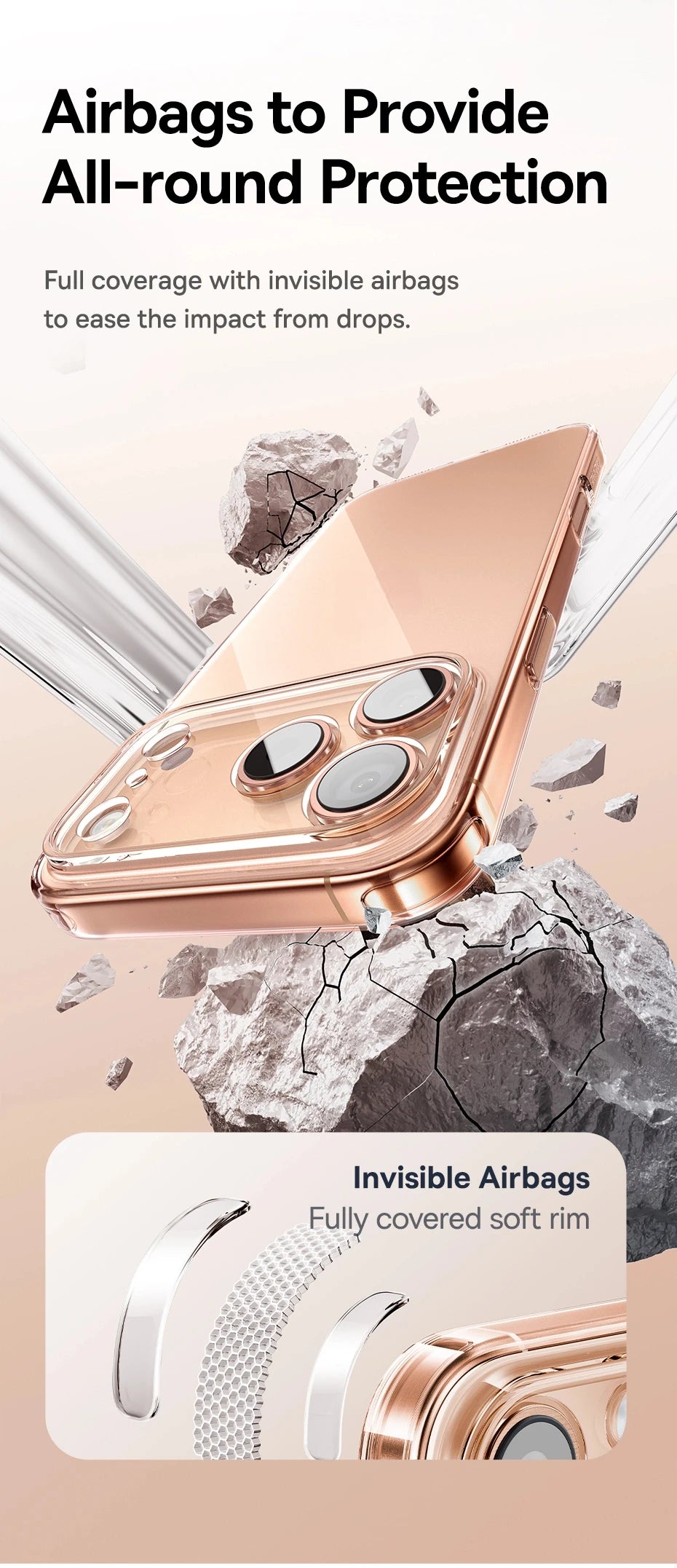 Baseus Clear Case For iPhone 17 Pro Max Soft TPU Case For iPhone 17 Air Anti-drop Ultra Thin Cover For iPhone 16 15 Pro Max Case