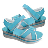 Open-Toe Platform Wedge Sandals — view 9