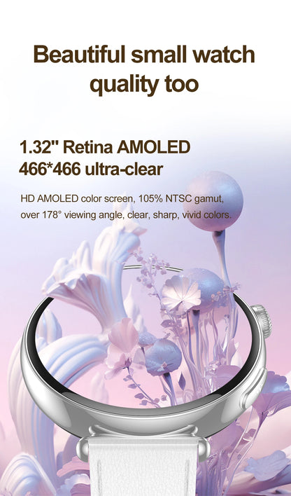 2026 New Women AI Smart Diagnosis Smart Watch HRV+ECG Uric Acid Blood Oxygen Health Monitor IP68 Waterproof Sports Smartwatches