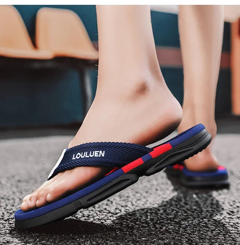 Summer Fashion Men Slippers Flip-Flops Outdoor Beach For Man Casual Breathable Antiskid Men's Sports Party Sneakers Shoes