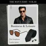 Klassnum Oversized Pilot Sunglasses — view 6