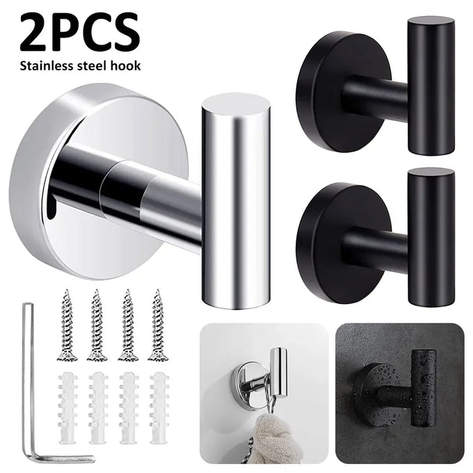 Stainless Steel Towel Hooks — product image