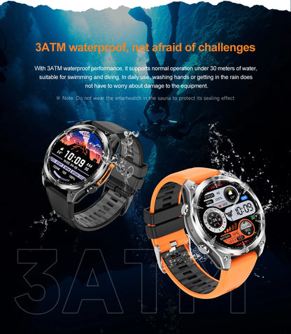 2026 HD300 Smart Watch AMOLED Path 5.4Bluetooth Chat AI GPT Waterproof Health Watches Bluetooth Call Travel Diving Smartwatch