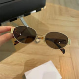 Oval & Geometric Sunglasses Set — view 2