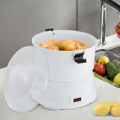 85W Electric Potato Peeler One-button Drive Automatic Peeler Spinner for Kitchens Restaurant Fast Food Shops
