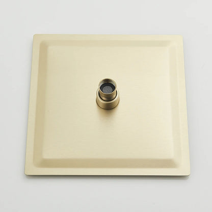 SHBSHAIMY Square/Rotundity Rainfall Bathroom Shower Head Accessories Brass Ceiling Mounted Bathtub Shower Head
